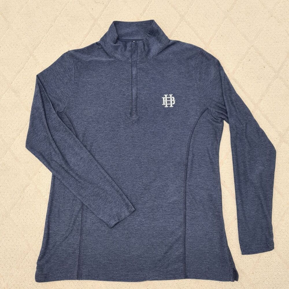 Peter Millar Golf Pullover Shirt Womens LARGE 1/4 Zip Activewear Athleisure